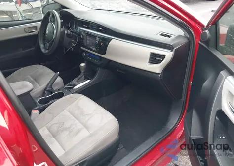 2015 Toyota Corolla Le из США, поврежденный, VIN 2T1BURHEXFC232346